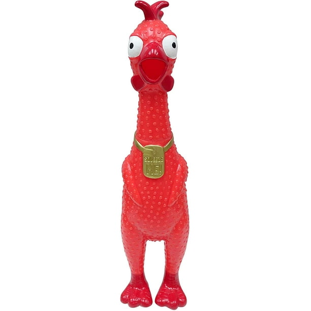 Animolds Squeeze Me Rubber Chicken Toy Screaming Rubber Chickens For