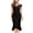 W-Black, variant on Summer Dresses For Women 2026 V Neck Sleeveless Asymmetrical For Flowy Party Outfit Elegant Wear One Size Yellow
