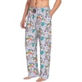 thumbnail image 3 of Kdxio Unicorn DoingYoga Print Men's Sleep Pajama Pant Lounge Pants with Pockets, 3 of 8