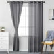 thumbnail image 2 of Cortinas Translucidas Equilibrar La Privacidad y La Luz, Cortinas Transparentes para Recamara y Sala Ligero Vertical con Ojales en La Parte Superior, 2 Paneles,, 2 of 6