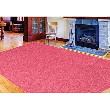 Solid Color Round Shape Area Rugs Pink, 24 Round Rug Pink