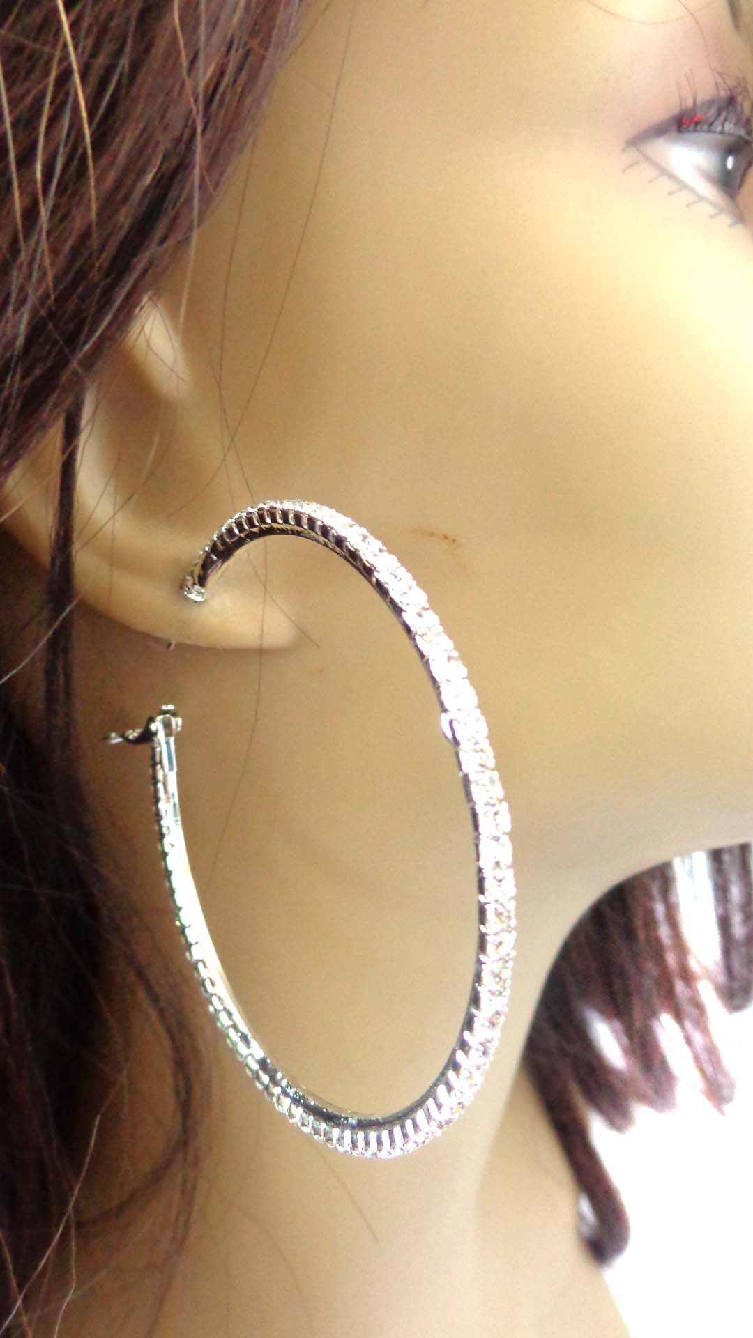 large rhinestone hoops