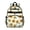 Sunflower White Pattern, variant on Sunflower Pink Pattern Cute School Backpack Bag for School with Padded Back and Adjustable Shoulder Straps 15.25"x11.5"x5.25"