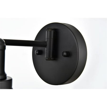 

Living District LD7326W7BLK 110 V E26 1 Light Vanity Wall Lamp Black