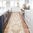 thumbnail image 6 of 2 x10ft Washable Hallway Runner Rugs, Non-Slip Soft Kitchen Rug Runner Laundry Room Rug, Vintage Floor Runner for Kitchen Entryway Laundry Room, 6 of 8