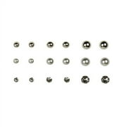 Time And Tru Eb Essentials Multi Ear 9-on Silv Pearl Ear