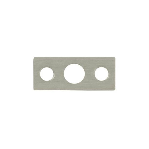 7 in. Flush Bolt Strike Plate (Set of 10) (Antique Brass)