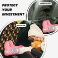 thumbnail image 4 of Naloa Bee and Honey 2Pcs Anti-Kick Back Seat Cover Kick Mat, Car Seat Protector with 3 Storage Pockets, 4 of 8