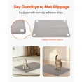 thumbnail image 5 of Honeycomb Litter Trapper Mat, 30" x 24", Double Layer Design for Trapping Cat Litter, Waterproof and Non-Slip Base, 5 of 10