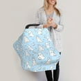 thumbnail image 3 of Haiem Rabbit And Bird Baby Nursing Cover & Nursing Poncho - Multi Use Cover for Baby Car Seat Canopy, Stroller Cover, 360°Full Privacy Breastfeeding Coverage, 3 of 9