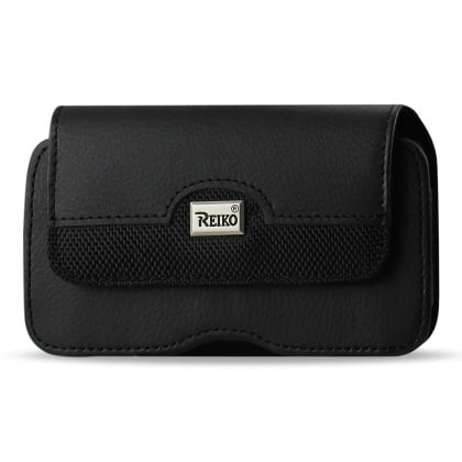 Leather Treo Smartphone - HORIZONTAL POUCH PALM TREO 650 BLACK (WITH RETAIL PACKAGE)