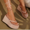thumbnail image 1 of Sandalias con cuña y correa intercambiable Sandalias con cadena de metal para mujer Wmkox8yii sa4430, 1 of 3