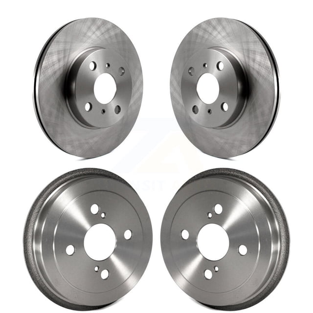 CMX Front Rear Disc Brake Rotors Drums Kit for Car Toyota Echo K8-101977