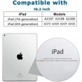 thumbnail image 4 of Timoom IPad 10.2" Keyboard Case iPad 8th Generation (2020) / iPad 7th Generation (2019) 10.2" Inch Keyboard Case with Pencil Holder Soft TPU Back Cover, Wireless Bluetooth Keyboard 10.2" inch case, 4 of 8