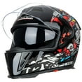 thumbnail image 6 of Full-Face Adult Street Motorcycle Helmet, Formwork Double Visor Helmet for Both Men and Women, 6 of 8