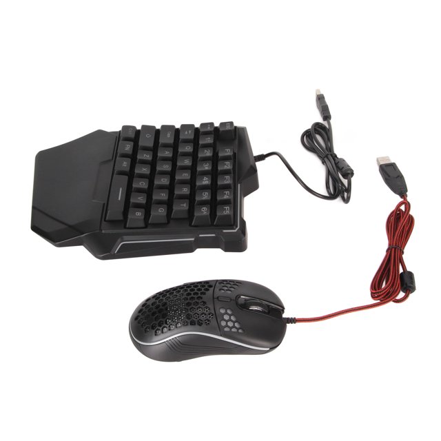 Gaming Keyboard Mouse Adapter, Gaming Mouse Plug and Play Silent Gaming Keyboard High Sensitivity Keyboard Mouse Converter for Mobile Games