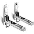 thumbnail image 1 of Soporte de microondas de acero inoxidable 304 con brazos telescópicos y ganchos Soporte de montaje en pared universal para horno microondas, parrilla y horno de hasta 40 kg Montaje en pared, 1 of 5