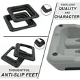 thumbnail image 6 of FlexWave 43-inch Aerobic Step Platform, Adjustable Fitness Stepper with 4 Adjustable Step Risers, Aerobics Stepper Workout Stepper for Aerobic Strength and Training in Home Gym, Gray, 6 of 7