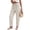 White, variant on Women’s Washed Jeans Casual Lantern Tapered Harem Jeans High Waist Drawstring Vintage Y2K Denim Pants with Pockets Streetwear Blue