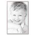 thumbnail image 2 of ArtToFrames 24" x 37" Bright Silver Picture Frame, 24x37 inch Silver Wood Poster Frame (WOM-4752), 2 of 7