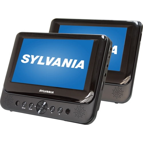 Sylvania 7" Dual Screen Portable DVD Player