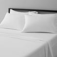 thumbnail image 1 of Lightweight Super Soft, Wrinkle-Free, Easy Care Microfiber 4-Piece Bed Sheet Set with 14-Inch Deep Pockets, Full, Bright White, Solid, 1 of 7