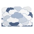 thumbnail image 2 of YAOMOBB Tapis de Porte Lavable Imprimé Nuage Coloré Tapis d'Entrée au Design Rafraîchissant pour Usage Intérieur et Extérieur, 2 of 7