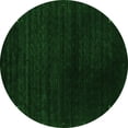 thumbnail image 1 of Ahgly Company Indoor Round Abstract Green Contemporary Area Rugs, 7' Round, 1 of 1