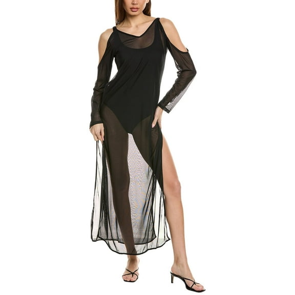 Peixoto womens Gemma Mesh Maxi Dress, s, Black