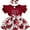 Wine Red, variant on Baby Girl Outfits Summer Romper Shorts Set "I Got It from My Mama" Floral Clothes for Girls