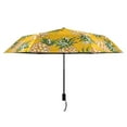 thumbnail image 2 of Pineapple Fruit Compact Sun Umbrella Windproof Travel Umbrellas for Rain Strong Portable UV Protection, 2 of 8