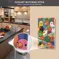 thumbnail image 5 of Yayeee Toggle Light Switch Wall Plate 1-Gang 4.5"x2.7" Home Decorative Outlet Cover, Colorful Birds Pattern, 5 of 7