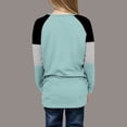 thumbnail image 4 of Enfants T-Shirt pour Enfants T-Shirts à Manches Longues T-Shirts à Col Rond Hauts d'Automne Tees T-Shirt en Coton Chemises d'Uniforme pour Filles 9-10 Ans, 4 of 5