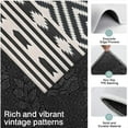 thumbnail image 3 of Boho Black and White Diamond Central Ethnic Pattern Kitchen Rugs Sets Of 3,Kitchen Runner Rugs Non Skid Washable,Decorative Kitchen Floor Mats for Kitchen,Sink,Laundry,17"x30"+ 17"x47" + 17"x59", 3 of 6