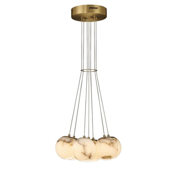 Eurofase Lighting - Kepler - 49W 7 LED Multi Drop Chandelier-6.25 Inch Tall and