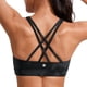 thumbnail image 1 of Top Deportivo CRZ YOGA Sensación Desnuda con Tirantes Acolchado Negro, 1 of 5