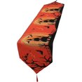 thumbnail image 5 of Halloween Tablecloth Rectangle - Pumpkin Spider Print Cotton And Linen Embroidery Table Runner, 5 of 5