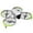 green, variant on Propeller Guard Protective Bumper Ring for DJI flip Anti-Collision Prop Bumper Blades Ring Impact Protectors Propellers Bezel Anti-scratch Drone Accessories