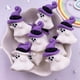 thumbnail image 4 of Figuras de resina para decoración de Halloween, 10 piezas, Kawaii, colorido, calabaza, demonio, escoba, elfo, Morado, sombrero plano, dibujos animados, álbumes de recortes, bricolaje, M428, 4 of 4