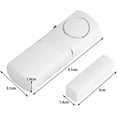 thumbnail image 5 of Kit de alarma para el hogar Sensores de ventanas y puertas Sistema de alarma de seguridad Sensor magnético Detectores de alarma antirrobo para puertas y ventanas, 5 of 5