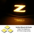 thumbnail image 2 of Clear Lens Z-Letter Fully Illuminated LED Turn Signal Side Marker Lamp Assemblies For Nissan 2009-2020 370Z Z34 Fairlady Z, 2 of 9