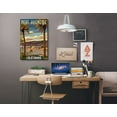 thumbnail image 2 of Port Hueneme, California - Surfer and Pier - Lantern Press Artwork (12x18 Gallery Wrapped Stretched Canvas), 2 of 4