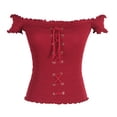 thumbnail image 5 of JMKQLZ Women's Summer One-shoulder Top, 5 of 5