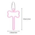 thumbnail image 4 of OULII 3Pcs Dog Leash Bag Clips Durable Material Hands Free Waste Bag Holder Assorted, 4 of 8