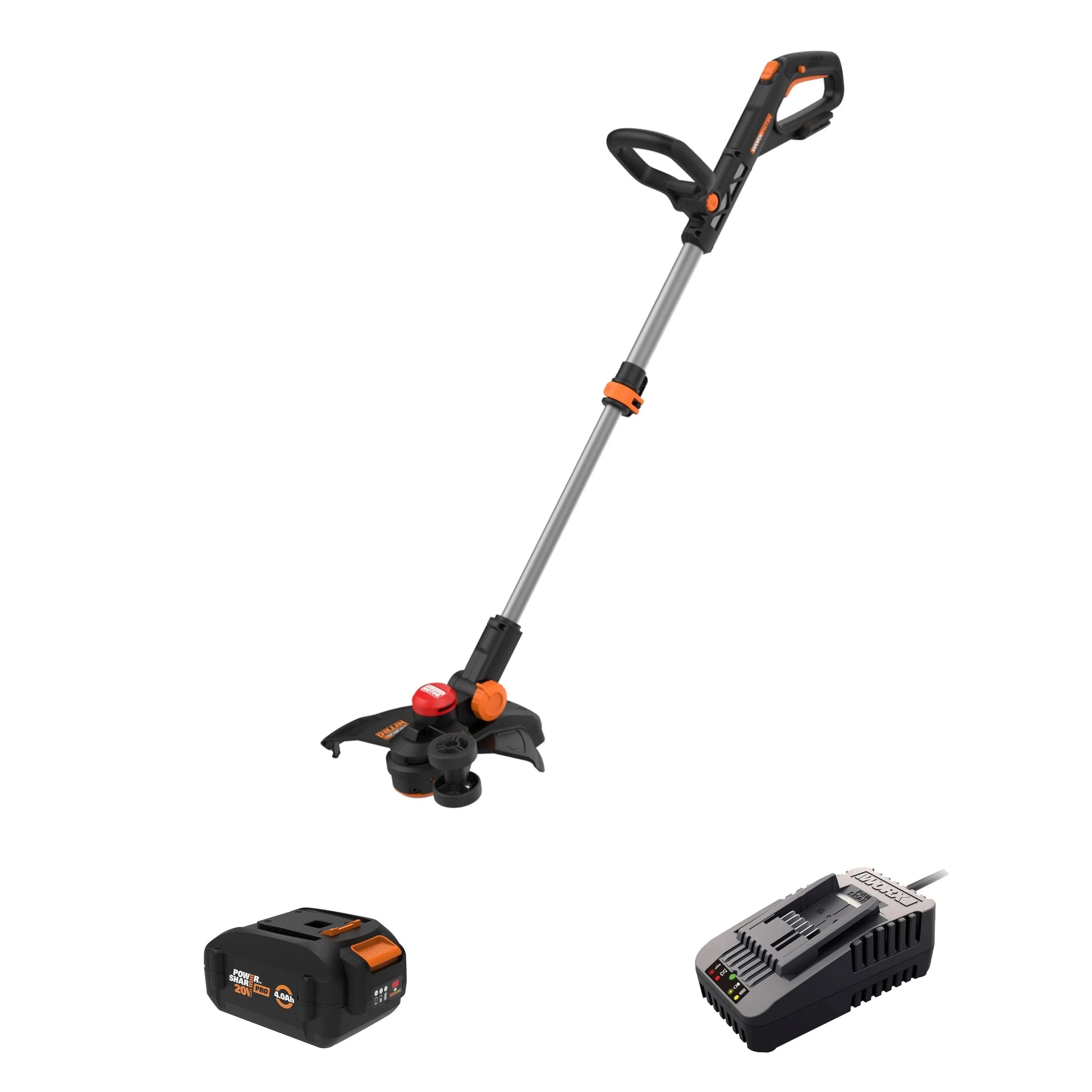 Worx WG928 Power Share 20V GT Cordless Combo Set of String Trimmer Turbine Blower Edger Walmart