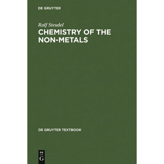 de Gruyter Textbook Chemistry of the Non-Metals, (Hardcover)