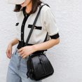 thumbnail image 4 of Moda mujer suave PU cuero Messenger Bag Casual pequeños bolsos (negro), 4 of 5
