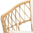 thumbnail image 6 of bali & pari Feya Rattan BOHO Accent Chair, Natural Brown, 6 of 10