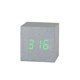 thumbnail image 1 of Reloj Despertador Digital LED control de Sonido de Escritorio perfecl Termómetro Color plata, 1 of 8