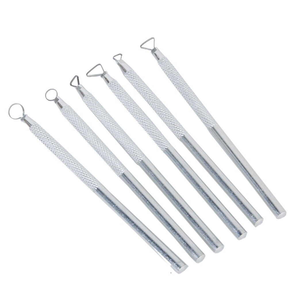 YOSADIER 6-Piece Aluminum Pottery Sculpting Tool Kit for Clay Modeling and Ceramic Crafting